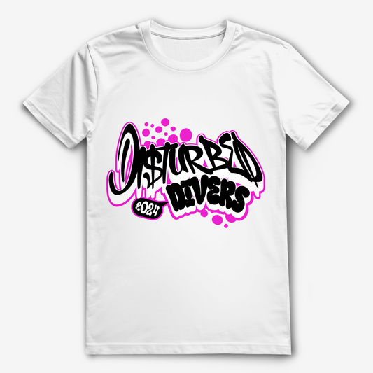 Disturbed Divers 2024 T-Shirt – Graffiti Taucher Shirt für Scuba Diver und Dive Crew