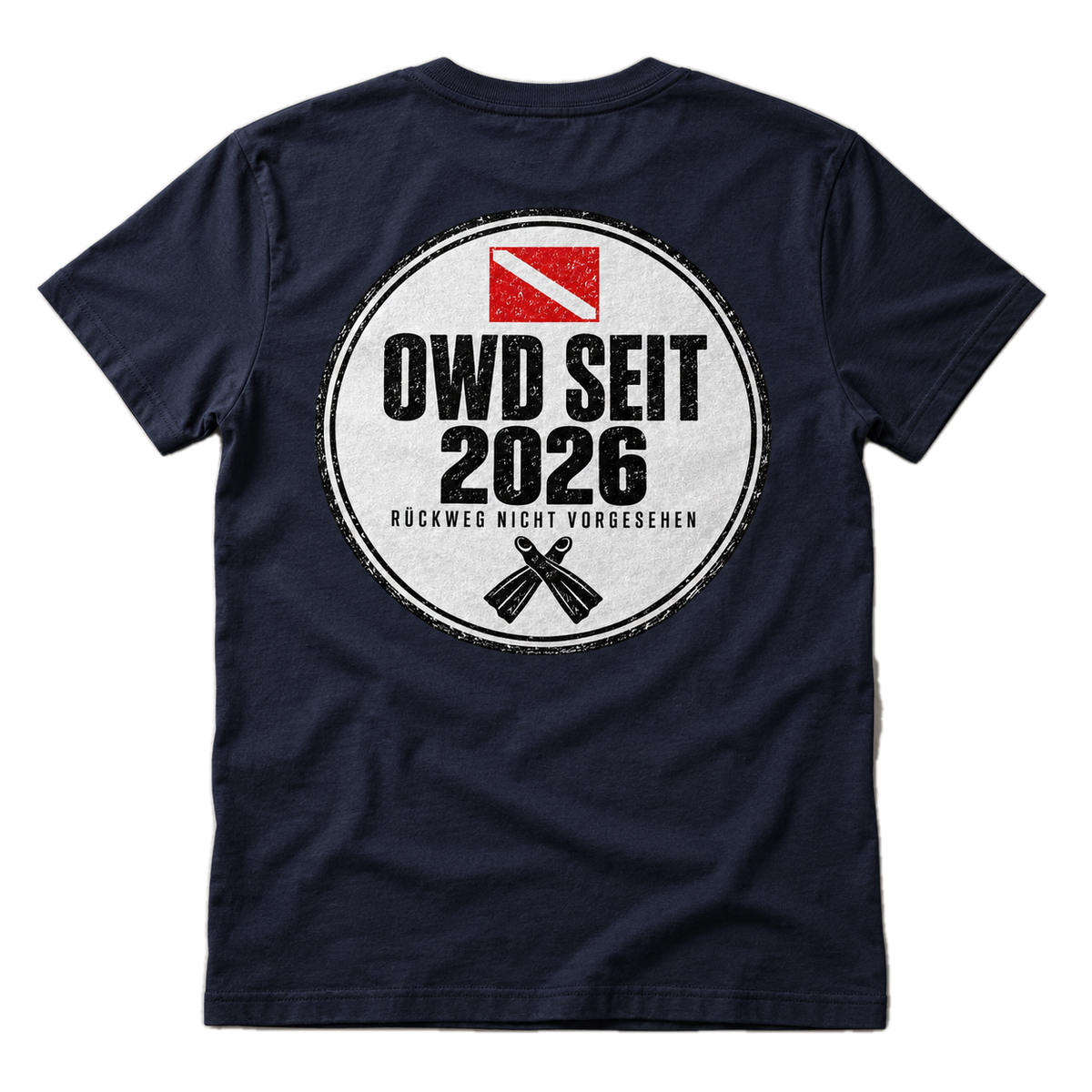 OWD Seit T-Shirt Individuell anpassbar vom Jahr