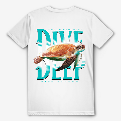 Dive Deep T-Shirt – nachhaltiges Taucher Shirt aus Bio-Baumwolle