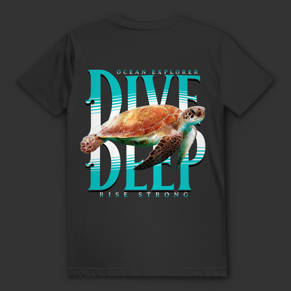 Dive Deep T-Shirt – nachhaltiges Taucher Shirt aus Bio-Baumwolle