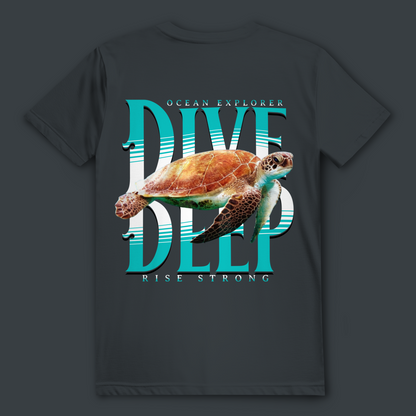 Dive Deep T-Shirt – nachhaltiges Taucher Shirt aus Bio-Baumwolle