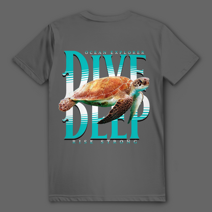 Dive Deep T-Shirt – nachhaltiges Taucher Shirt aus Bio-Baumwolle