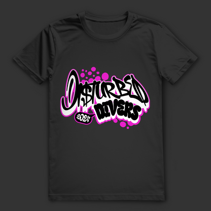 Disturbed Divers 2024 T-Shirt – Graffiti Taucher Shirt für Scuba Diver und Dive Crew