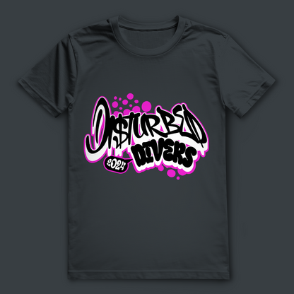 Disturbed Divers 2024 T-Shirt – Graffiti Taucher Shirt für Scuba Diver und Dive Crew