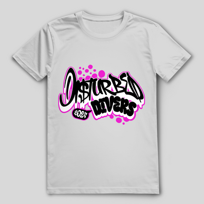 Disturbed Divers 2024 T-Shirt – Graffiti Taucher Shirt für Scuba Diver und Dive Crew