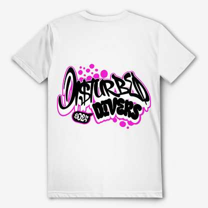 Disturbed Divers 2024 T-Shirt – Graffiti Taucher Shirt für Scuba Diver und Dive Crew