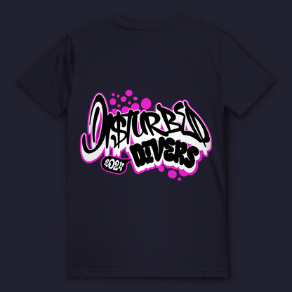 Disturbed Divers 2024 T-Shirt – Graffiti Taucher Shirt für Scuba Diver und Dive Crew