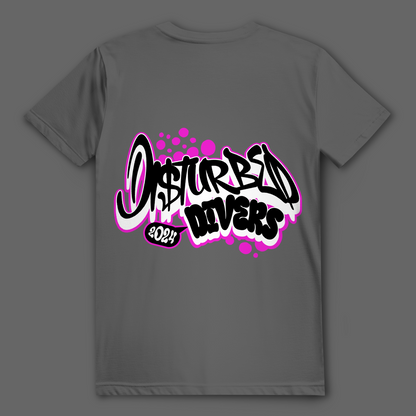 Disturbed Divers 2024 T-Shirt – Graffiti Taucher Shirt für Scuba Diver und Dive Crew