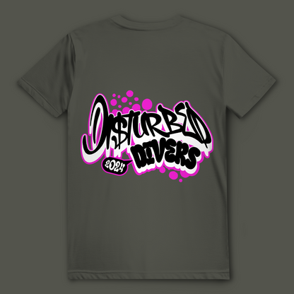 Disturbed Divers 2024 T-Shirt – Graffiti Taucher Shirt für Scuba Diver und Dive Crew