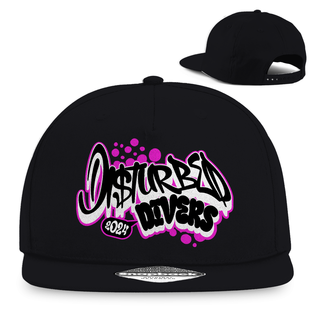 Disturbed Divers Snapback Cap – Graffiti Taucher Cap im Streetwear Style