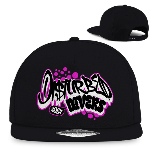 Disturbed Divers Snapback Cap – Graffiti Taucher Cap im Streetwear Style