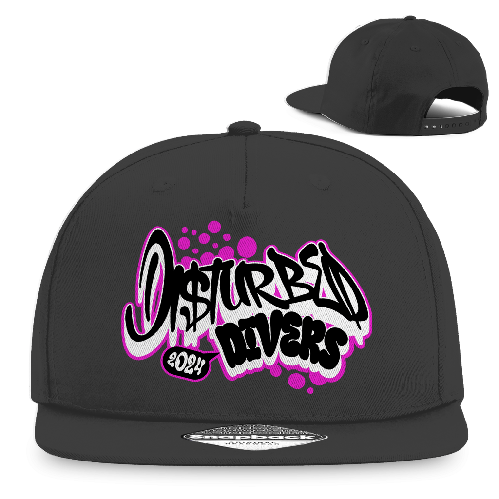 Disturbed Divers Snapback Cap – Graffiti Taucher Cap im Streetwear Style