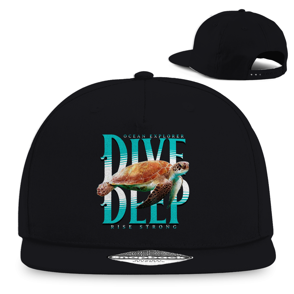 Dive Deep Snapback Cap – Taucher Cap im Ocean Style