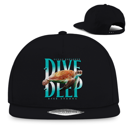 Dive Deep Snapback Cap – Taucher Cap im Ocean Style