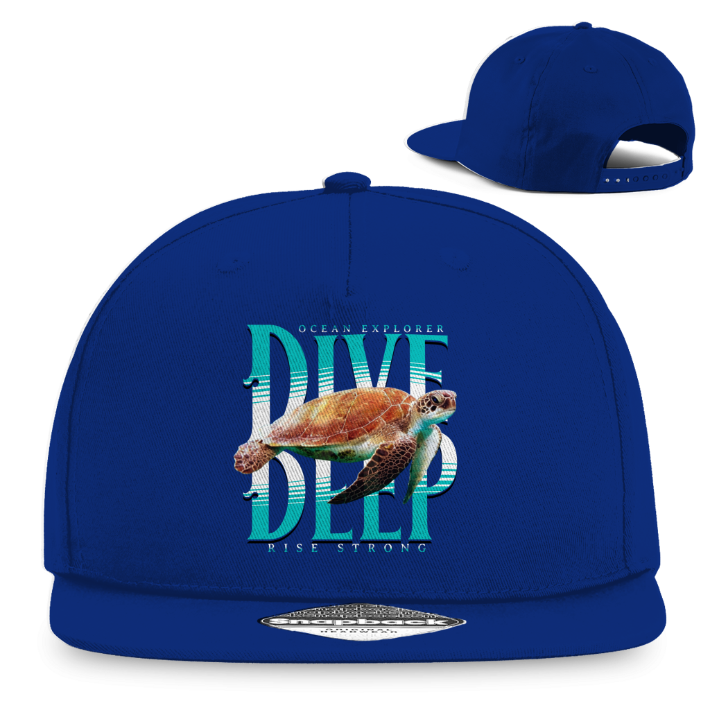 Dive Deep Snapback Cap – Taucher Cap im Ocean Style