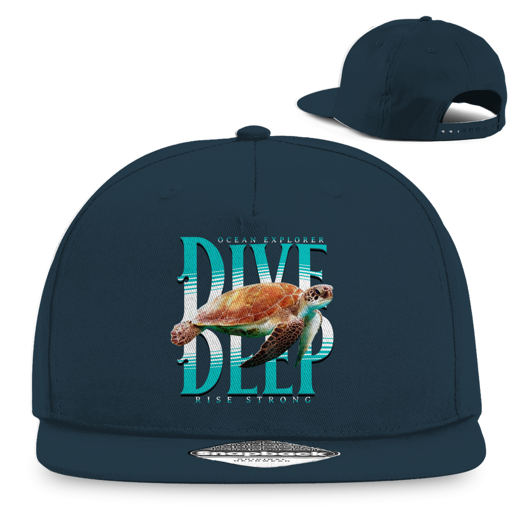 Dive Deep Snapback Cap – Taucher Cap im Ocean Style