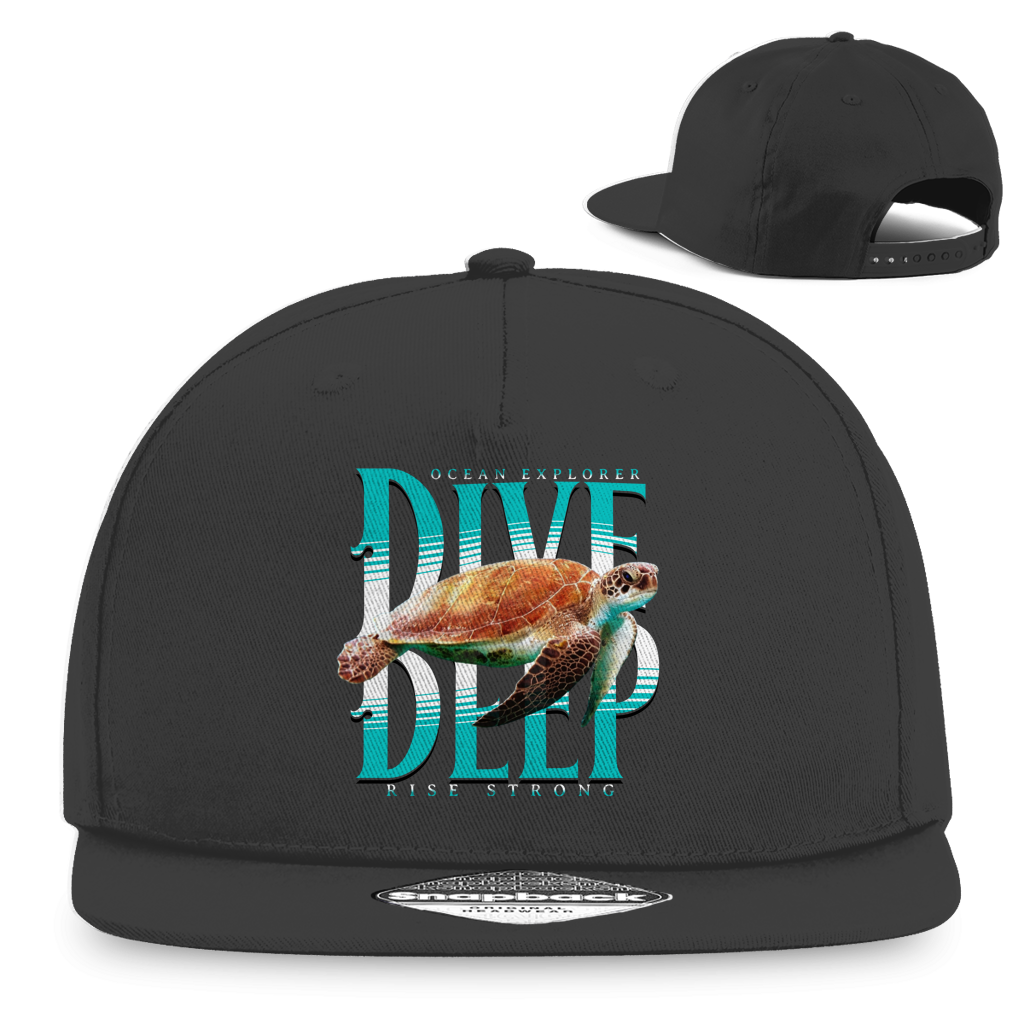 Dive Deep Snapback Cap – Taucher Cap im Ocean Style