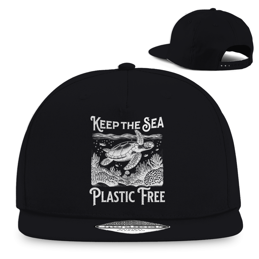 Keep the Sea Snapback Cap – nachhaltige Ocean Cap mit Statement