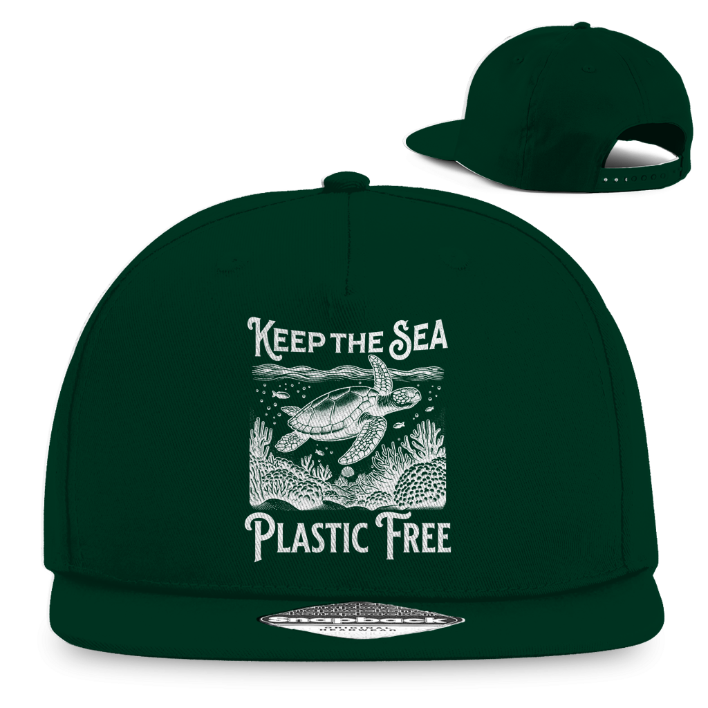 Keep the Sea Snapback Cap – nachhaltige Ocean Cap mit Statement