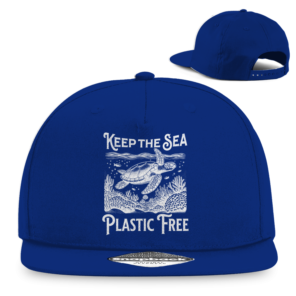 Keep the Sea Snapback Cap – nachhaltige Ocean Cap mit Statement