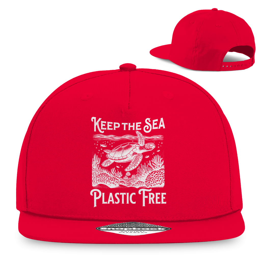 Keep the Sea Snapback Cap – nachhaltige Ocean Cap mit Statement