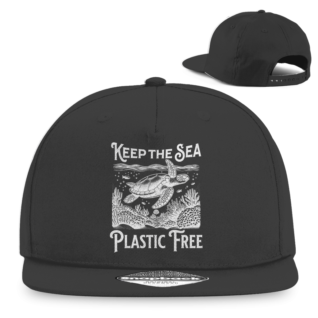 Keep the Sea Snapback Cap – nachhaltige Ocean Cap mit Statement