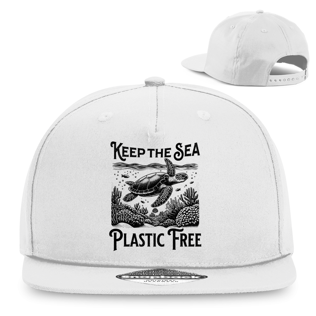 Keep the Sea Snapback Cap – nachhaltige Ocean Cap mit Statement