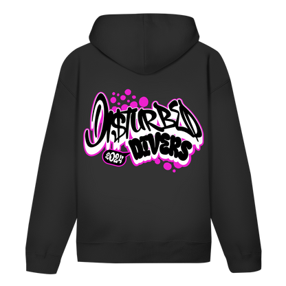 Disturbed Divers Hoodie – Graffiti Taucher Hoodie aus Bio-Baumwolle