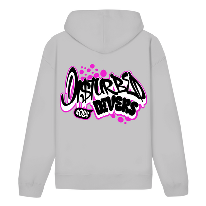 Disturbed Divers Hoodie – Graffiti Taucher Hoodie aus Bio-Baumwolle
