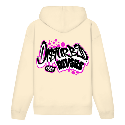Disturbed Divers Hoodie – Graffiti Taucher Hoodie aus Bio-Baumwolle