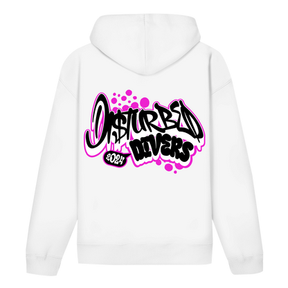 Disturbed Divers Hoodie – Graffiti Taucher Hoodie aus Bio-Baumwolle