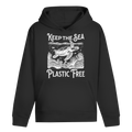 Keep the Sea Plastic Free Hoodie – nachhaltiger Ocean Hoodie mit Schildkröten Motiv