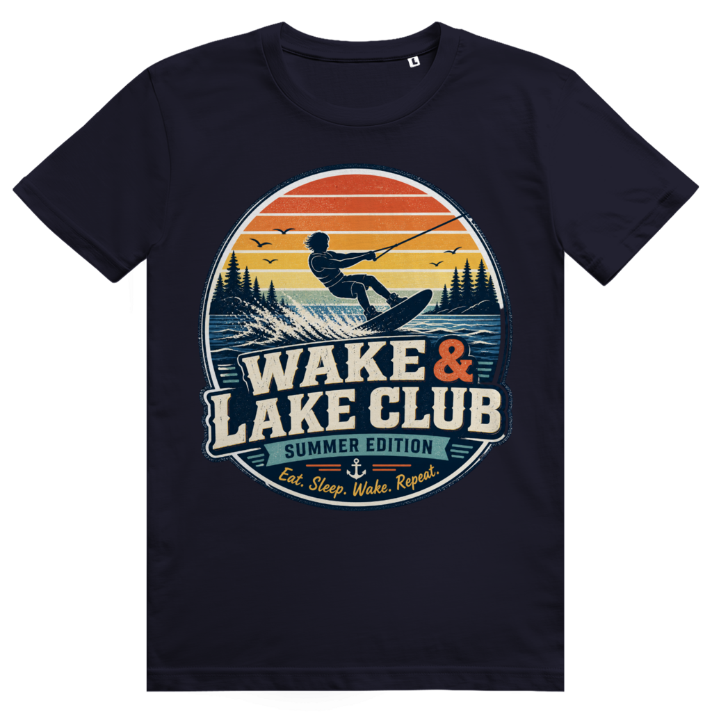 "Wake & Lake Club" T-Shirt