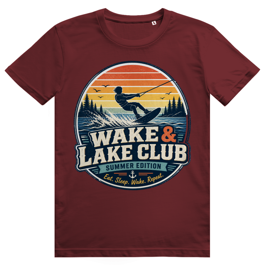"Wake & Lake Club" T-Shirt
