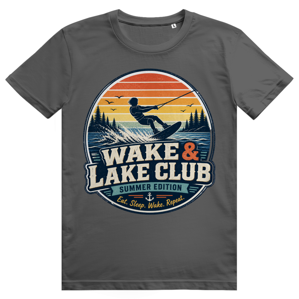 "Wake & Lake Club" T-Shirt