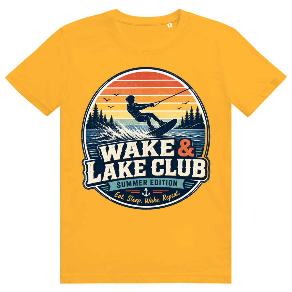 "Wake & Lake Club" T-Shirt