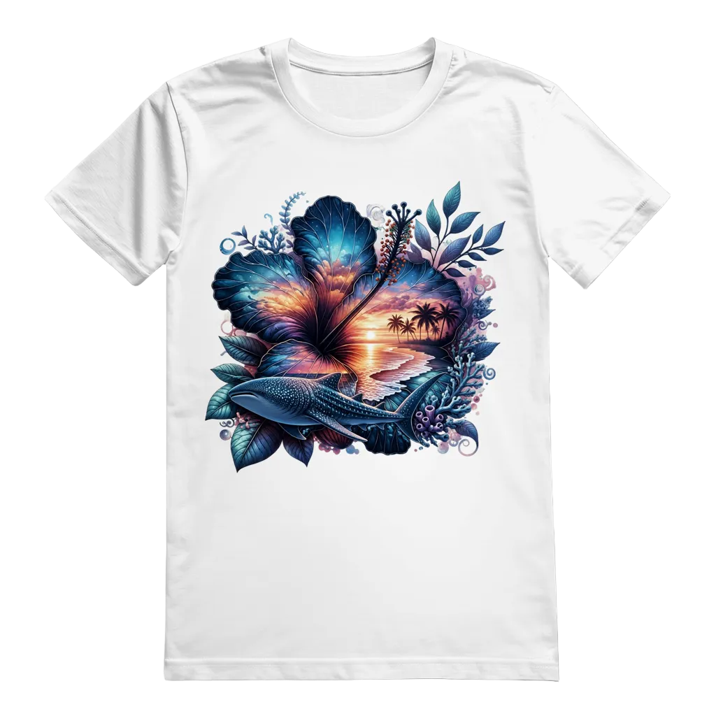 Whale Shark Sunset T-Shirt