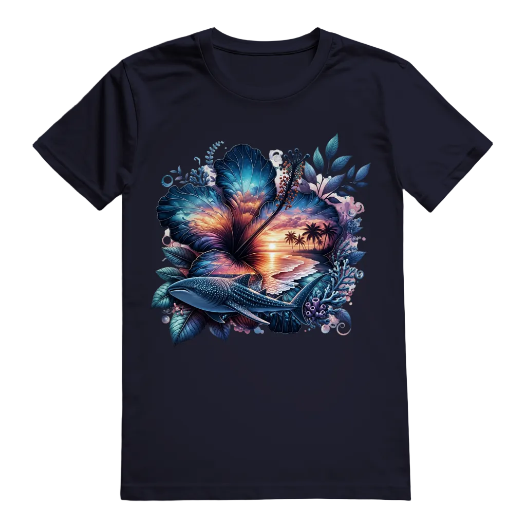 Whale Shark Sunset T-Shirt