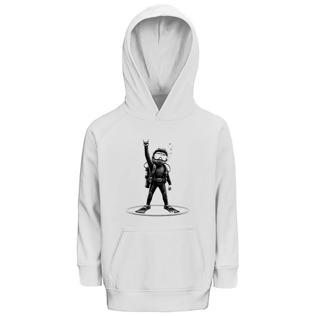 Rock Diver Kids Hoodie