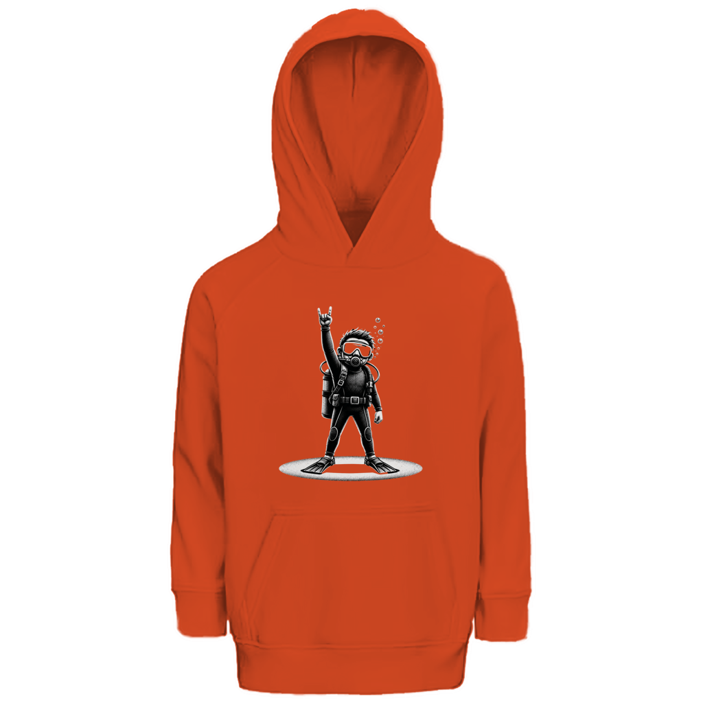 Rock Diver Kids Hoodie