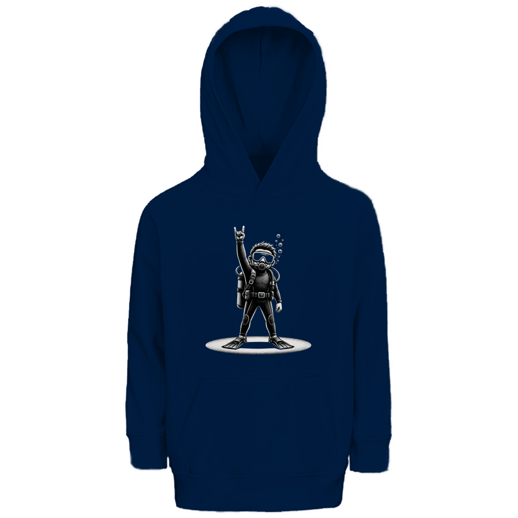 Rock Diver Kids Hoodie