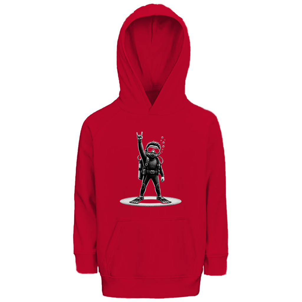 Rock Diver Kids Hoodie