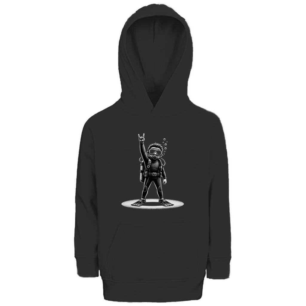 Rock Diver Kids Hoodie