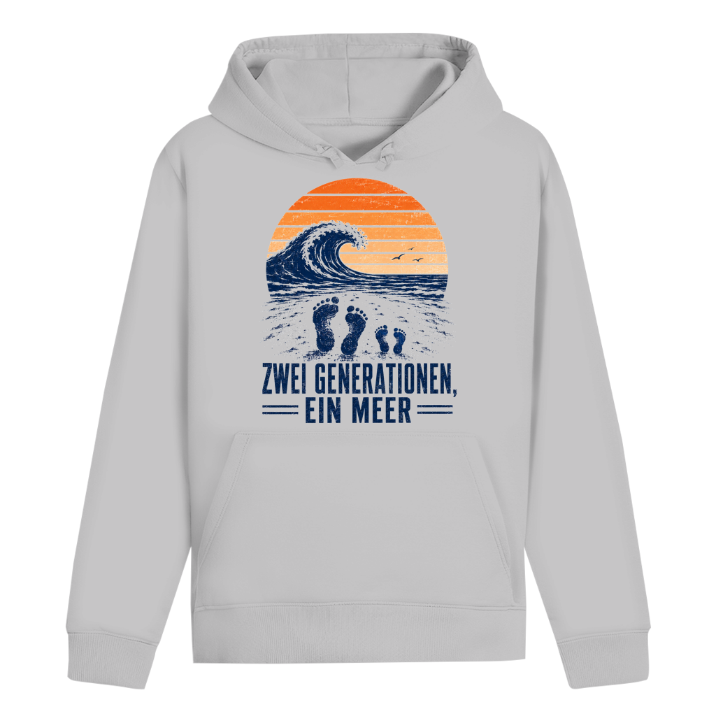 Zwei Generationen, Ein Meer Hoodie