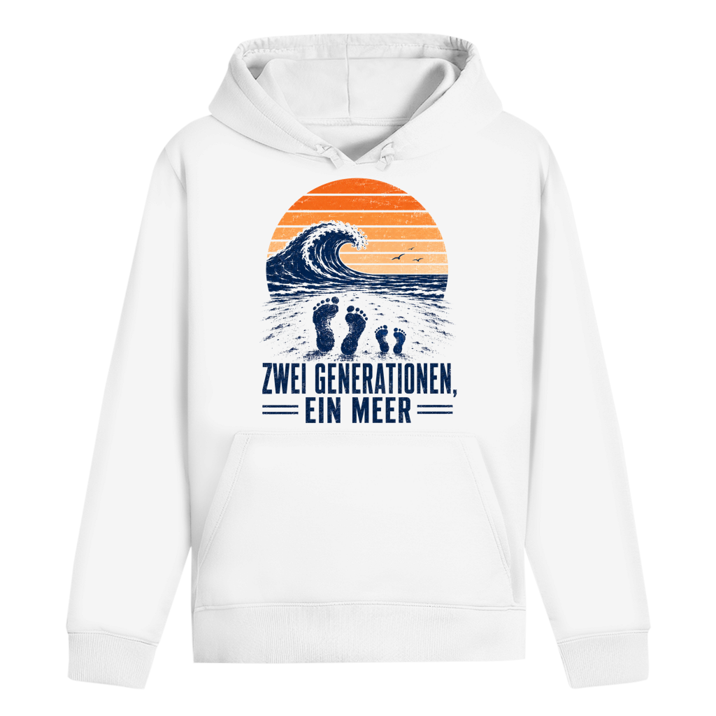 Zwei Generationen, Ein Meer Hoodie