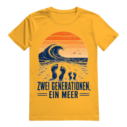 "Zwei Generationen, ein Meer" T-Shirt
