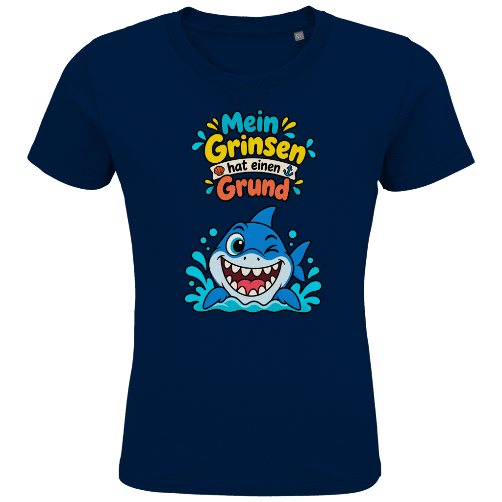 Hai-Grinsen Kinder T-Shirt