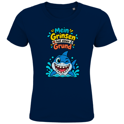 Hai-Grinsen Kinder T-Shirt