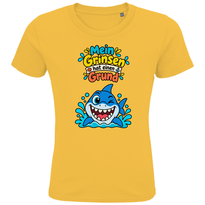 Hai-Grinsen Kinder T-Shirt
