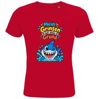 Hai-Grinsen Kinder T-Shirt